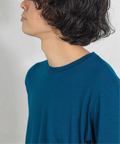 EDIFICE（エディフィス）の「GRANDICH ウール ロングスリーブ ニットソー（Tシャツ/カットソー・メンズ・ホワイト/ブラック/ベージュ/グリーン系その他/ボルドー/マスタード・SMALL/MEDIUM/LARGE）」の13枚目の写真