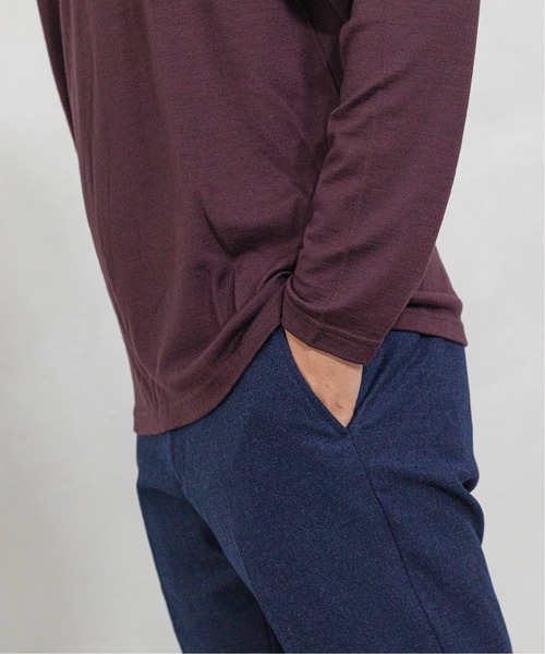 EDIFICE（エディフィス）の「GRANDICH ウール ロングスリーブ ニットソー（Tシャツ/カットソー・メンズ・ホワイト/ブラック/ベージュ/グリーン系その他/ボルドー/マスタード・SMALL/MEDIUM/LARGE）」の17枚目の写真