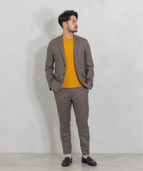 EDIFICE（エディフィス）の「GRANDICH ウール ロングスリーブ ニットソー（Tシャツ/カットソー・メンズ・ホワイト/ブラック/ベージュ/グリーン系その他/ボルドー/マスタード・SMALL/MEDIUM/LARGE）」の18枚目の写真