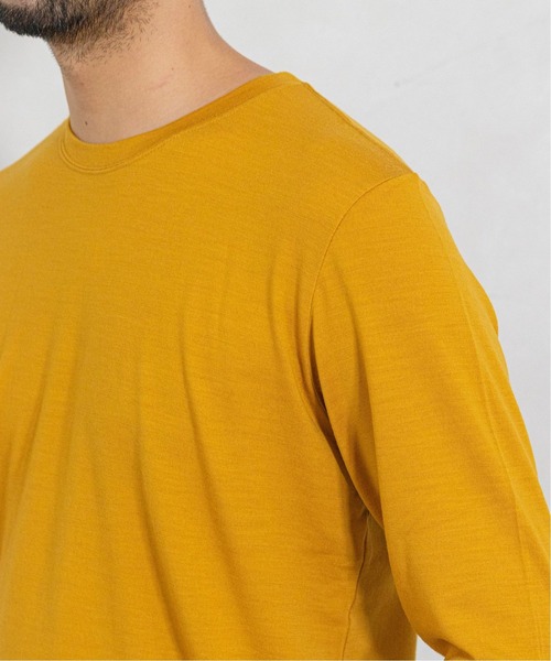 EDIFICE（エディフィス）の「GRANDICH ウール ロングスリーブ ニットソー（Tシャツ/カットソー・メンズ・ホワイト/ブラック/ベージュ/グリーン系その他/ボルドー/マスタード・SMALL/MEDIUM/LARGE）」の19枚目の写真