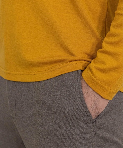 EDIFICE（エディフィス）の「GRANDICH ウール ロングスリーブ ニットソー（Tシャツ/カットソー・メンズ・ホワイト/ブラック/ベージュ/グリーン系その他/ボルドー/マスタード・SMALL/MEDIUM/LARGE）」の20枚目の写真