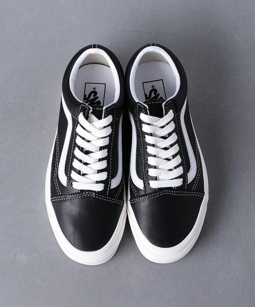 ＜VANS（ヴァンズ）＞OLD SKOOL LTHR ANA スニーカー
