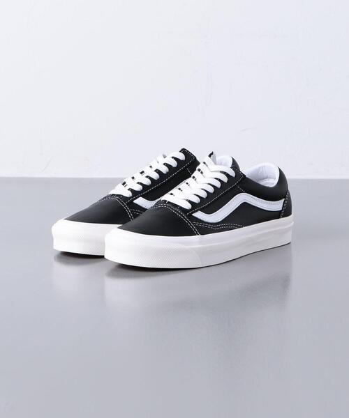 ＜VANS（ヴァンズ）＞OLD SKOOL LTHR ANA スニーカー