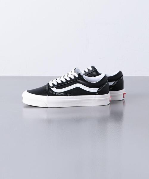 ＜VANS（ヴァンズ）＞OLD SKOOL LTHR ANA スニーカー