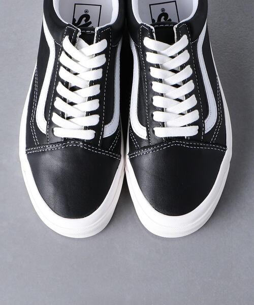 ＜VANS（ヴァンズ）＞OLD SKOOL LTHR ANA スニーカー