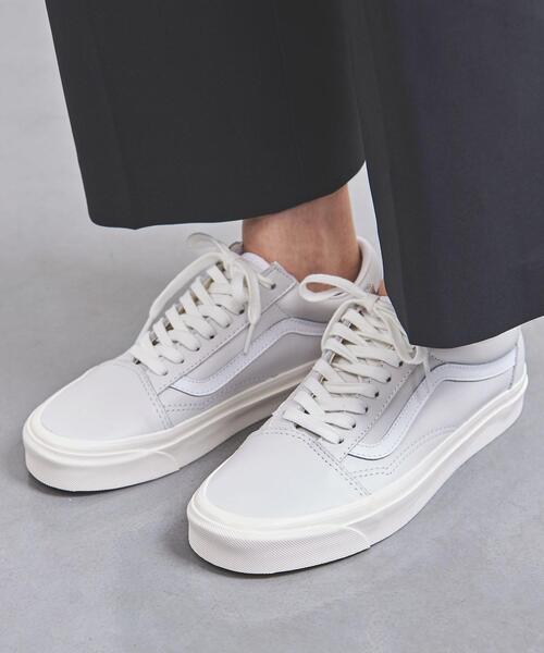 ＜VANS（ヴァンズ）＞OLD SKOOL LTHR ANA スニーカー