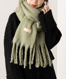 Chico | 【新色追加】太フリンジストール(マフラー)