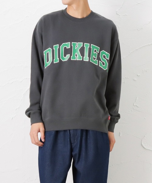 Dickies(ディッキーズ)の「Dickies ディッキーズ ロゴプリント スウェットトレーナー(スウェット・メンズ・ブルー/ベージュ/グレー・M/XL/L)」の2枚目の写真