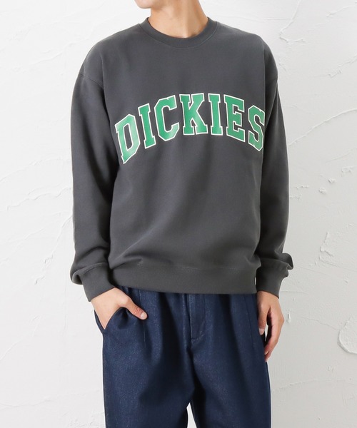 Dickies(ディッキーズ)の「Dickies ディッキーズ ロゴプリント スウェットトレーナー(スウェット・メンズ・ブルー/ベージュ/グレー・M/XL/L)」の5枚目の写真