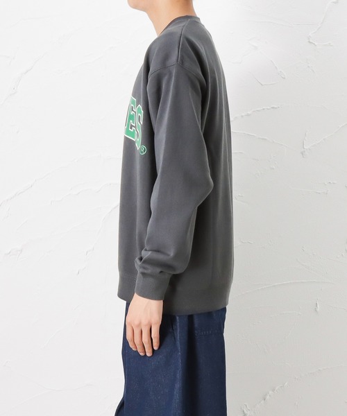 Dickies(ディッキーズ)の「Dickies ディッキーズ ロゴプリント スウェットトレーナー(スウェット・メンズ・ブルー/ベージュ/グレー・M/XL/L)」の12枚目の写真
