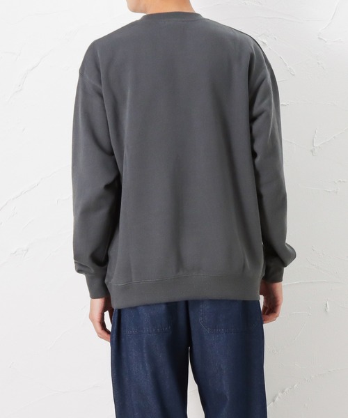 Dickies(ディッキーズ)の「Dickies ディッキーズ ロゴプリント スウェットトレーナー(スウェット・メンズ・ブルー/ベージュ/グレー・M/XL/L)」の9枚目の写真