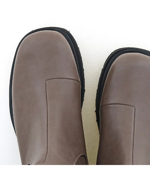 byあしながおじさん（バイアシナガオジサン）の「厚底サイドゴアミディブーツ　-8980635（ブーツ・レディース・グレイッシュベージュ/ブラウン/ブラック・24.5cm/24.0cm/23.5cm/23.0cm/22.5cm）」の19枚目の写真