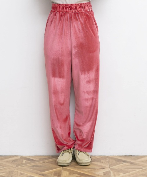 UR Lab.(アーバンリサーチラボ)の「オトナリラックスベロアパンツ(その他パンツ・レディース・チャコールグレー/ブラウン/ピンク・FREE)」の18枚目の写真