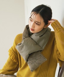 ダブルフェイス中綿マフラー