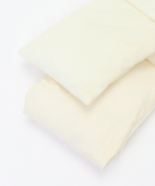 ikka（イッカ）の「ダブルフェイス中綿マフラー（マフラー・レディース・ホワイト/ブラック/グリーン・FREE）」の10枚目の写真