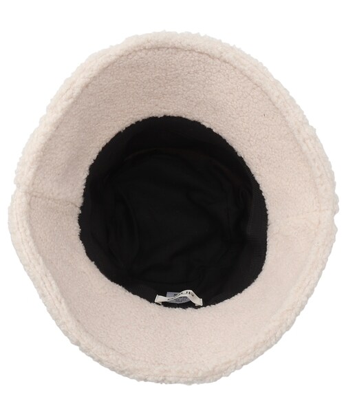 SOUP（スープ）の「◆ボアバケットハット（ハット・レディース・アイボリー/ブラック・00）」の6枚目の写真