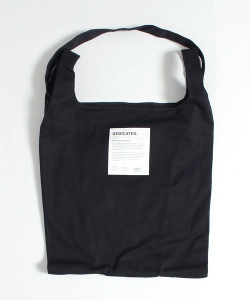 DEDICATED.（デディケイテッド）の「BIG MARKET Tote Bag（トートバッグ・メンズ・オフホワイト/ブラック・FREE）」の2枚目の写真