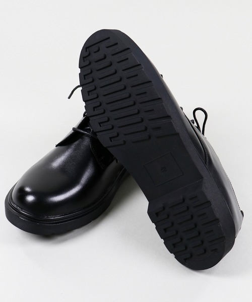 SPINNS（スピンズ）の「プレーントゥポストマンシューズ（ブーツ・メンズ・ブラック・M/L）」の15枚目の写真