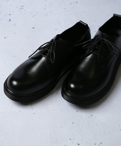 SPINNS（スピンズ）の「プレーントゥポストマンシューズ（ブーツ・メンズ・ブラック・M/L）」の12枚目の写真