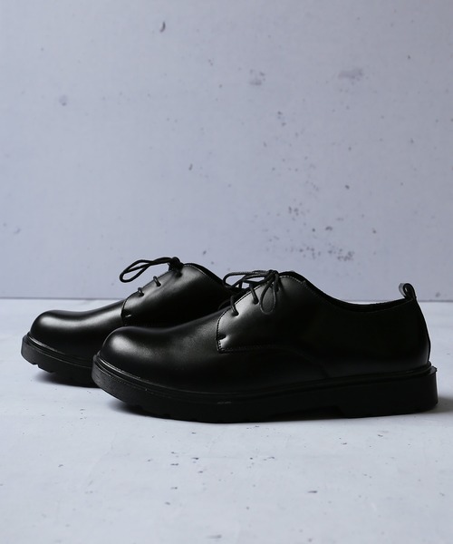 SPINNS（スピンズ）の「プレーントゥポストマンシューズ（ブーツ・メンズ・ブラック・M/L）」の13枚目の写真