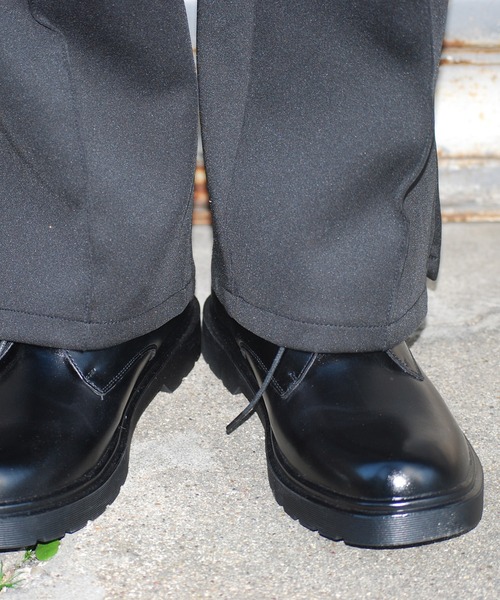 SPINNS（スピンズ）の「プレーントゥポストマンシューズ（ブーツ・メンズ・ブラック・M/L）」の6枚目の写真