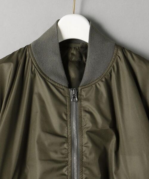 BEAUTY&YOUTH UNITED ARROWS（ビューティーアンドユースユナイテッドアローズ）の「by MA-1 ライナージャケット -3WAY-（MA-1・レディース・ブラック/オリーブ・FREE）」の19枚目の写真