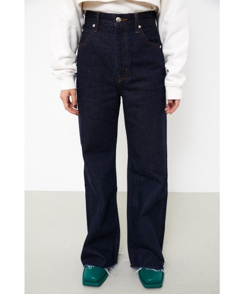 LAGUA GEM(ラグアジェム)の「FLOR LOOSE FLARE DENIM(デニムパンツ・レディース・ワンウォッシュ/ライトブルー・22inch/25inch/24inch/23inch/26inch)」の17枚目の写真