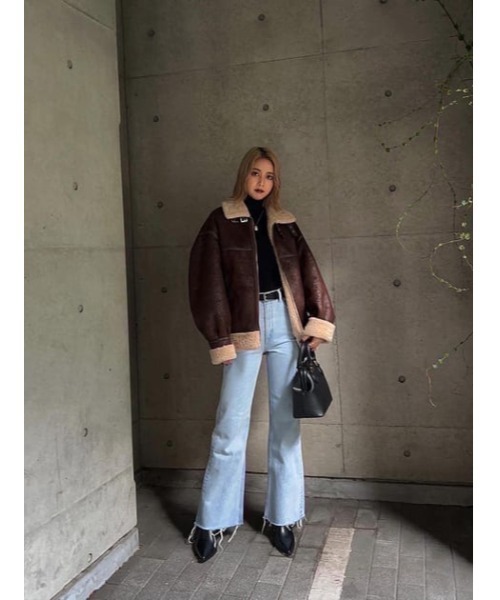 LAGUA GEM（ラグアジェム）の「FLOR LOOSE FLARE DENIM（デニム
