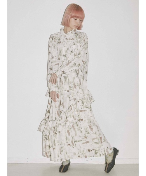 merry jenny（メリージェニー）の「Waterfrontアシメフリルシャツ（シャツ/ブラウス・レディース・ブラウン/ライトブルー/パープル・FREE）」の16枚目の写真