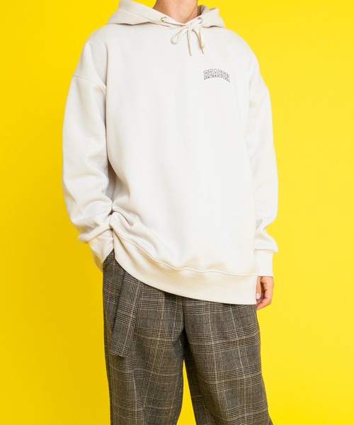 PairPair(ペアペア)の「フードロゴパーカー(ユニセックス)(パーカー・レディース・オレンジ/アイボリー/グリーン・FREE)」の9枚目の写真