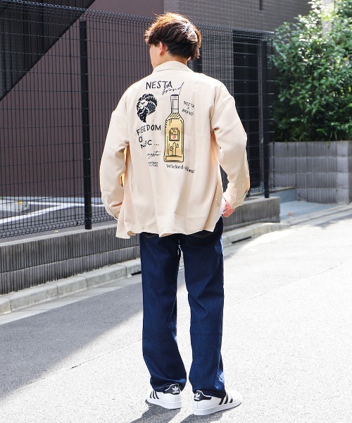 NESTA BRAND（ネスタブランド）の「ワンウォッシュストレッチストレートデニム（デニムパンツ・メンズ・インディゴブルー・L/XL/M/XXL）」の3枚目の写真