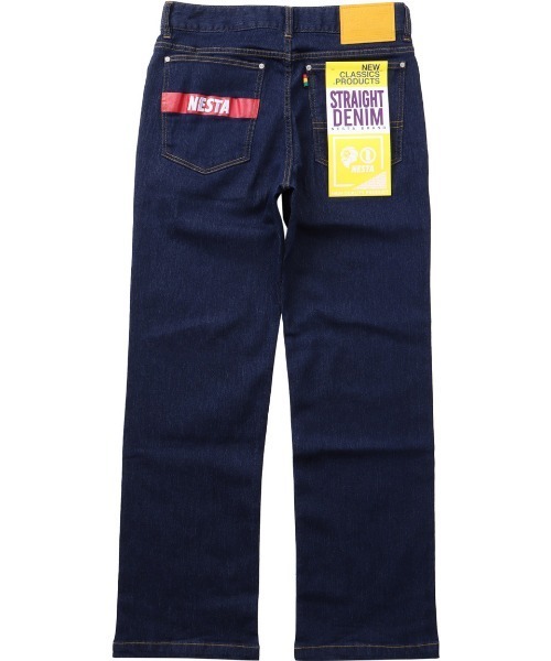 NESTA BRAND（ネスタブランド）の「ワンウォッシュストレッチストレートデニム（デニムパンツ・メンズ・インディゴブルー・L/XL/M/XXL）」の11枚目の写真
