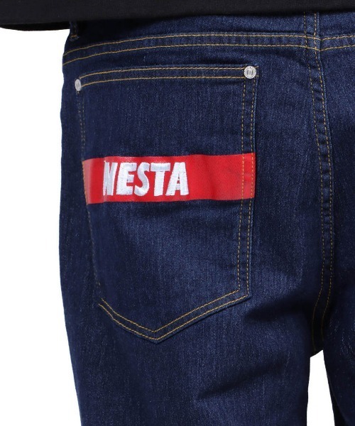 NESTA BRAND（ネスタブランド）の「ワンウォッシュストレッチストレートデニム（デニムパンツ・メンズ・インディゴブルー・L/XL/M/XXL）」の14枚目の写真
