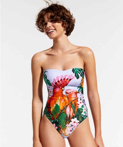 トロピカル Desigual デシグアル の水着 トロピカル ワンピース水着 22swmw08 を購入できます Desigual Desigual