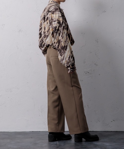 Adoon plain（アドーンプレーン）の「【Adoon plain】タイダイ柄シャツ（シャツ/ブラウス・メンズ・ブラウン系その他/イエロー系その他・MEDIUM/LARGE）」の15枚目の写真