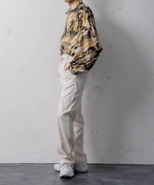 Adoon plain（アドーンプレーン）の「【Adoon plain】タイダイ柄シャツ（シャツ/ブラウス・メンズ・ブラウン系その他/イエロー系その他・MEDIUM/LARGE）」の4枚目の写真