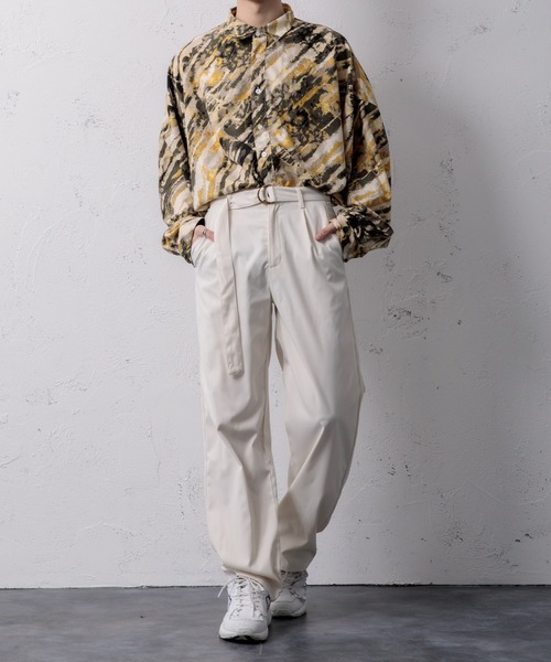 Adoon plain（アドーンプレーン）の「【Adoon plain】タイダイ柄シャツ（シャツ/ブラウス・メンズ・ブラウン系その他/イエロー系その他・MEDIUM/LARGE）」の16枚目の写真