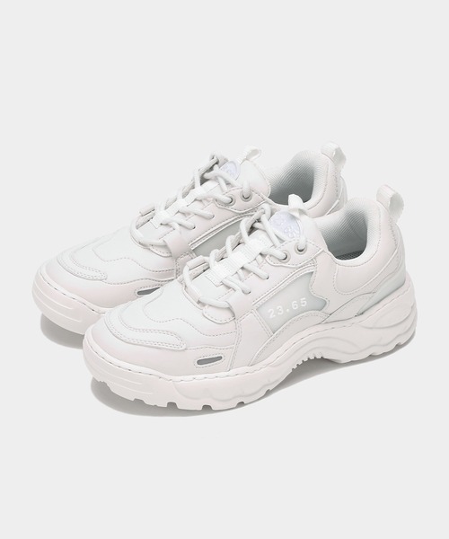 23.65(イーシプサムチョンユクオ)の「【23.65/イーシプサムチョンユクオ】V2 SNEAKER / ダッドスニーカー / 厚底スニーカー(スニーカー・レディース・ブラック/ホワイト系1/ホワイト系2/ホワイト系3/ホワイト系4/ブラック系1・SMALL/MEDIUM/LARGE/X-LARGE/XX-LARGE/X-SMALL)」の13枚目の写真