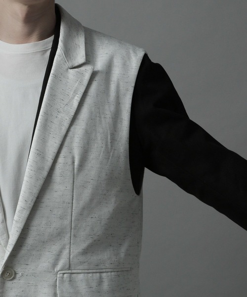 HARE(ハレ)の「カルゼジレ(HARE)(ベスト・メンズ・オフホワイト/ブラック・FREE)」の13枚目の写真