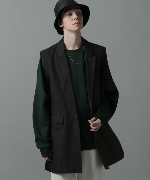 HARE(ハレ)の「カルゼジレ(HARE)(ベスト・メンズ・オフホワイト/ブラック・FREE)」の5枚目の写真