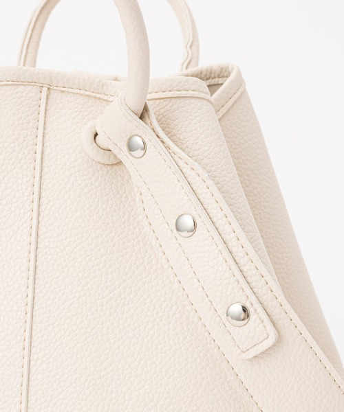 DISCOAT(ディスコート)の「【3WAY/WEB限定】ワンハンドル付3wayバッグ(トートバッグ・レディース・ブラック/ベージュ/ブラウン・FREE)」の7枚目の写真