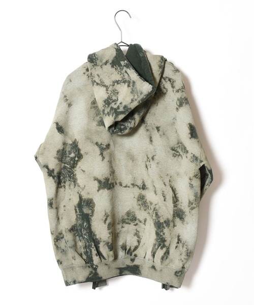 Johnbull Private labo（ジョンブルプライベートラボ）の「【rebear Vintage】ランダムブリーチスウェットパーカー（スウェット・メンズ・D・FREE）」の3枚目の写真