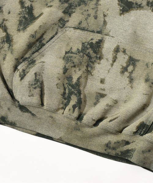 Johnbull Private labo（ジョンブルプライベートラボ）の「【rebear Vintage】ランダムブリーチスウェットパーカー（スウェット・メンズ・D・FREE）」の7枚目の写真