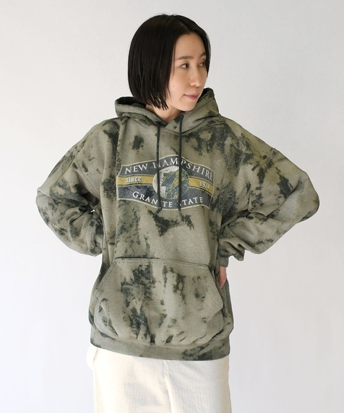 Johnbull Private labo（ジョンブルプライベートラボ）の「【rebear Vintage】ランダムブリーチスウェットパーカー（スウェット・メンズ・D・FREE）」の10枚目の写真