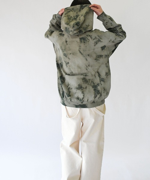 Johnbull Private labo（ジョンブルプライベートラボ）の「【rebear Vintage】ランダムブリーチスウェットパーカー（スウェット・メンズ・D・FREE）」の8枚目の写真