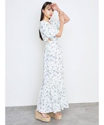 サイドオープンマキシワンピース