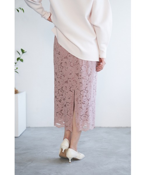 LILIDIA（リリディア）の「レースswitchingSK（スカート・レディース・ライトベージュ/ライトピンク/ブラック・SMALL/MEDIUM）」の13枚目の写真