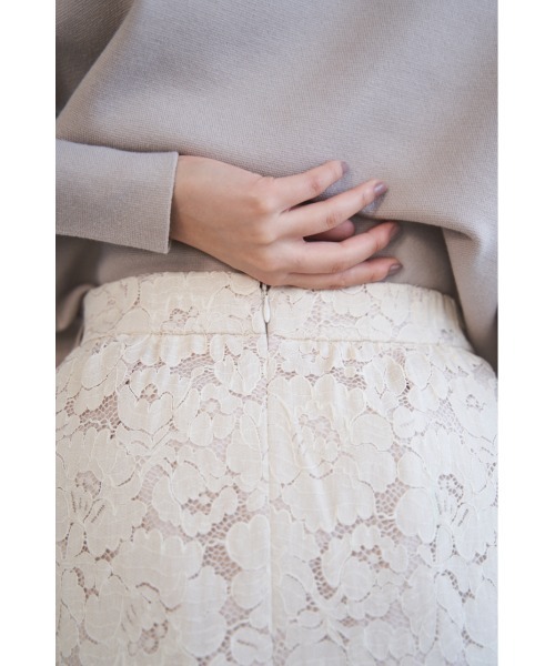 LILIDIA（リリディア）の「レースswitchingSK（スカート・レディース・ライトベージュ/ライトピンク/ブラック・SMALL/MEDIUM）」の8枚目の写真