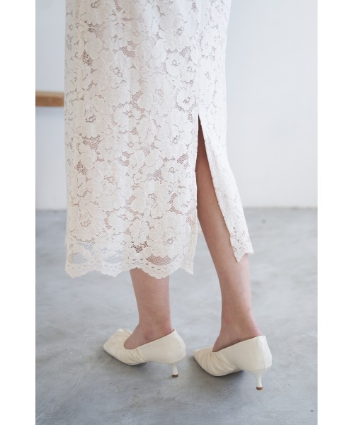 LILIDIA（リリディア）の「レースswitchingSK（スカート・レディース・ライトベージュ/ライトピンク/ブラック・SMALL/MEDIUM）」の10枚目の写真