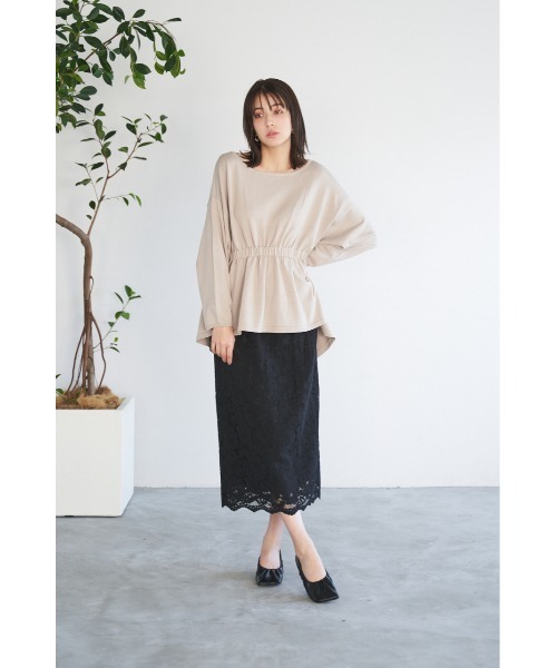 LILIDIA（リリディア）の「レースswitchingSK（スカート・レディース・ライトベージュ/ライトピンク/ブラック・SMALL/MEDIUM）」の16枚目の写真